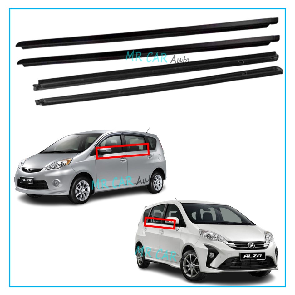 PERODUA ALZA 20072017 OUTDOOR GLASS MOULDING (OEM)  Shopee Malaysia