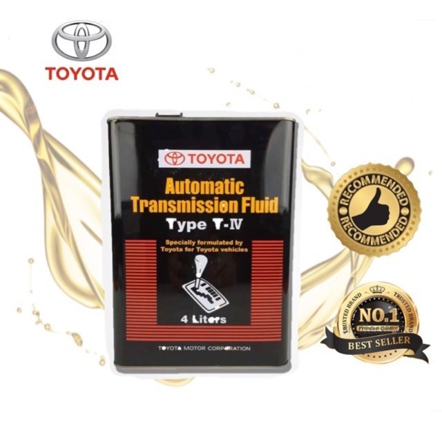 Toyota Type TIV Auto Transmission Fluids Gear Oil (4 Litre) Shopee