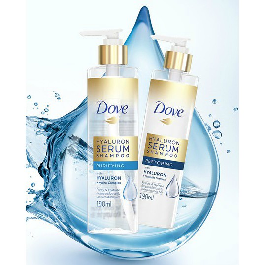 Dove Hyaluron Serum Shampoo Conditioner Set 190ml X 2 Exp 23 Shopee Malaysia