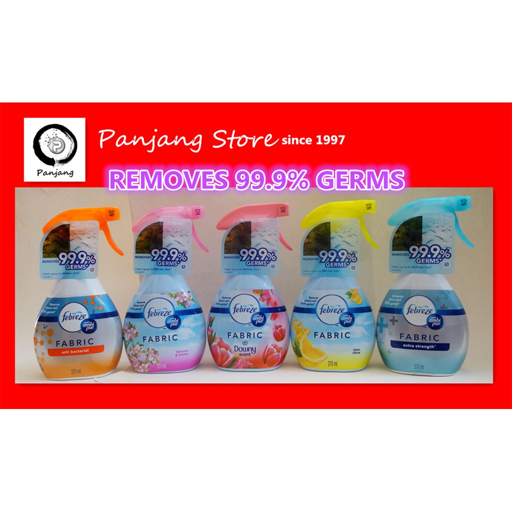 FEBREZE FABRIC 370ML REMOVES 99.9%GERMS | Shopee Malaysia