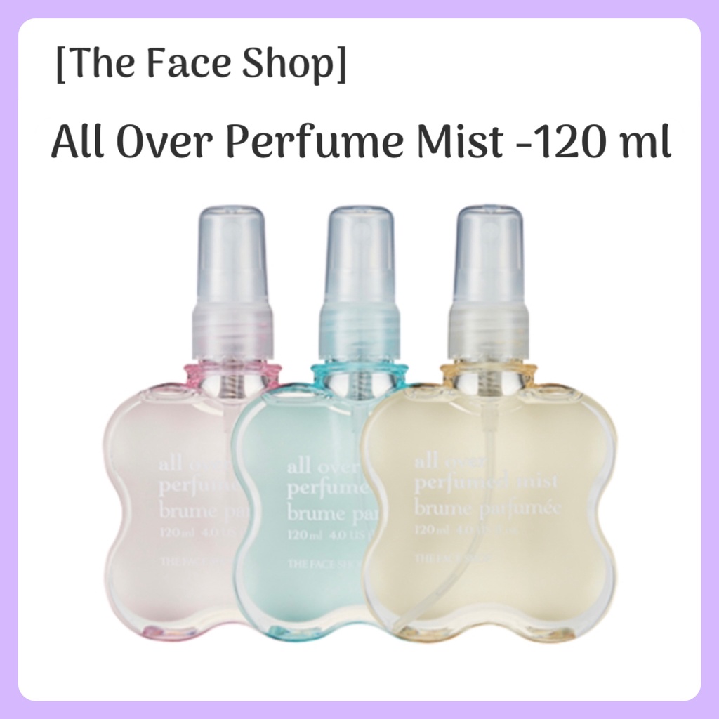 [The Face Shop] All Over Perfume Mist -120ml -01 Secret Bloom -02 Baby Musk -03 One Love