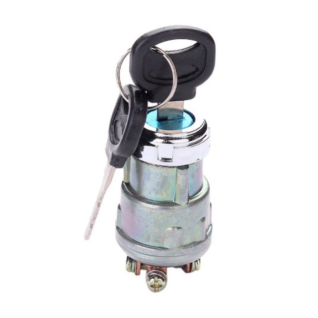 Universal 3 PIN Wires Engine Starter Switch Ignition Switch with Key ...