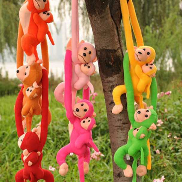 Little Monkey Pet Monkey Young Monkey Will Call Monkey Plush Toy Mother