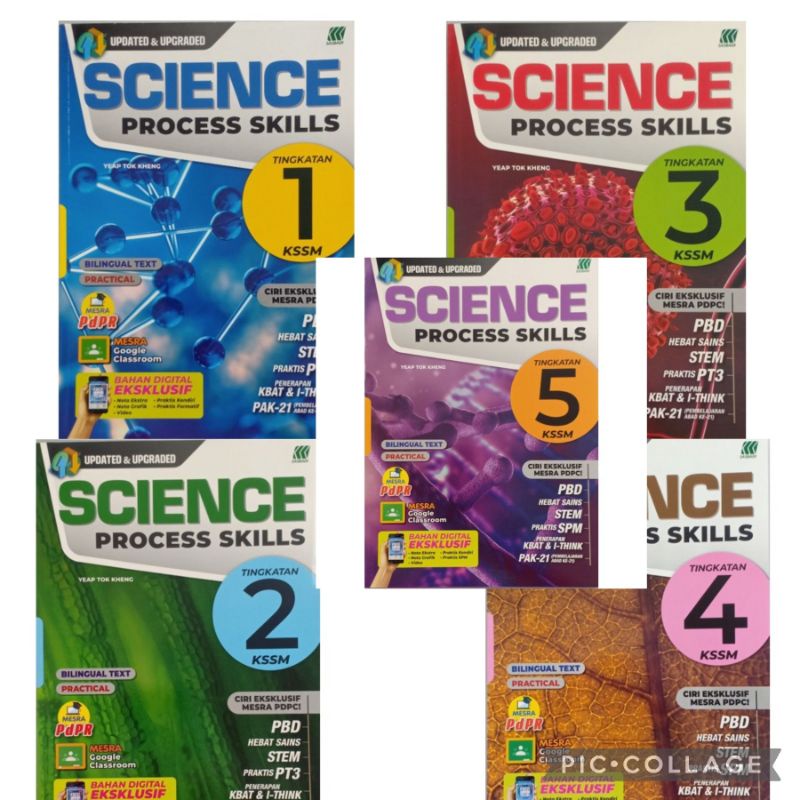 Sasbadi Science Process Skills Kssm Tingkatan 1 2 3 4 5 Edisi 2022 Shopee Malaysia