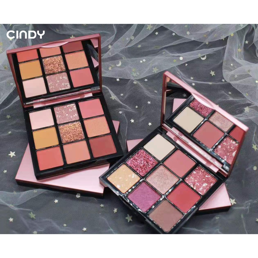 [Ready Stock] CD Nine Colours Eyeshadow Palette/Pumpkin Colour