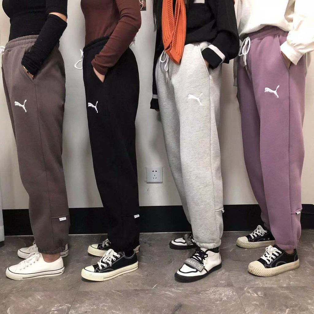 puma velvet sweatpants