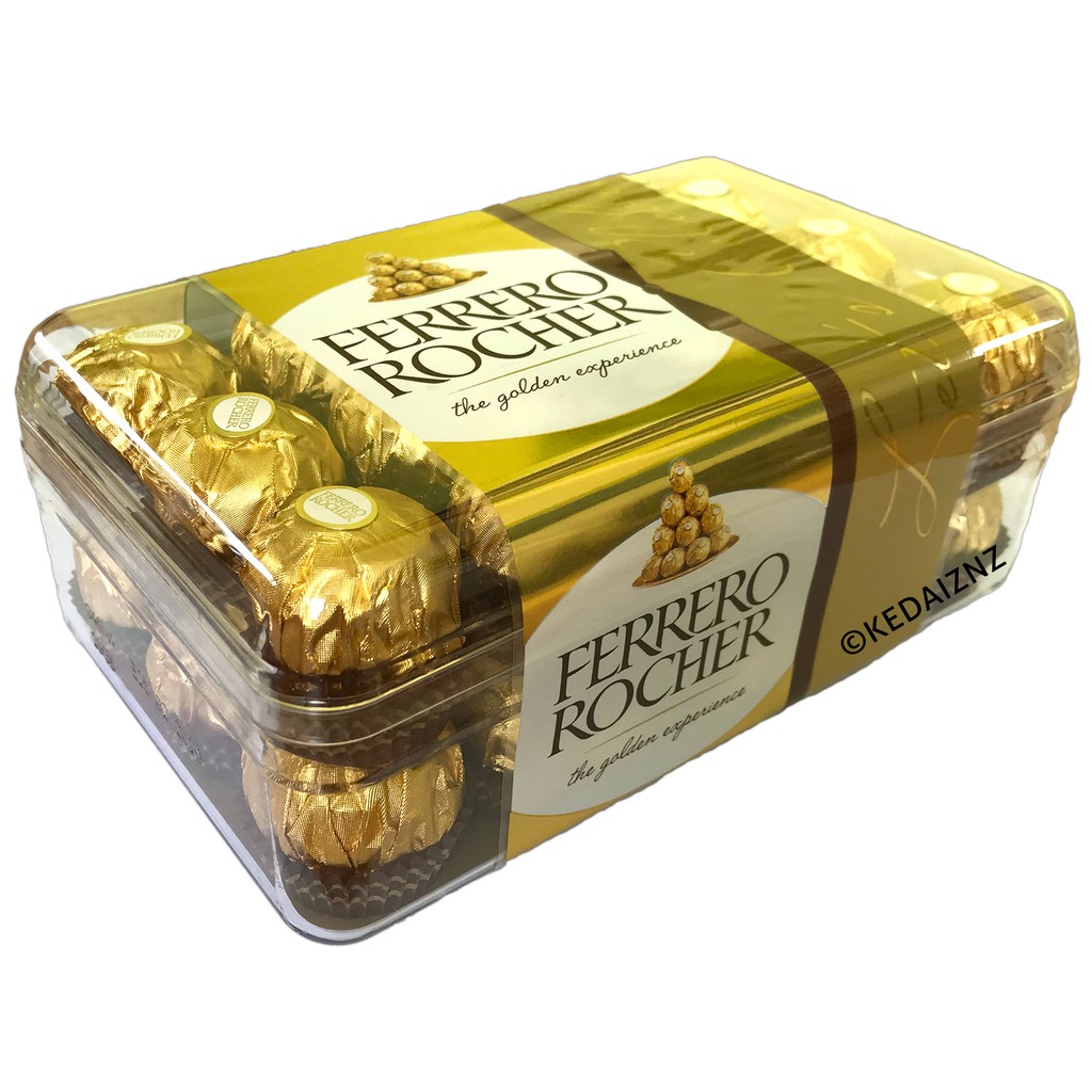 Ferrero Rocher ORIGINAL Chocolate Hazelnut Coated Chocolate Ball Shape