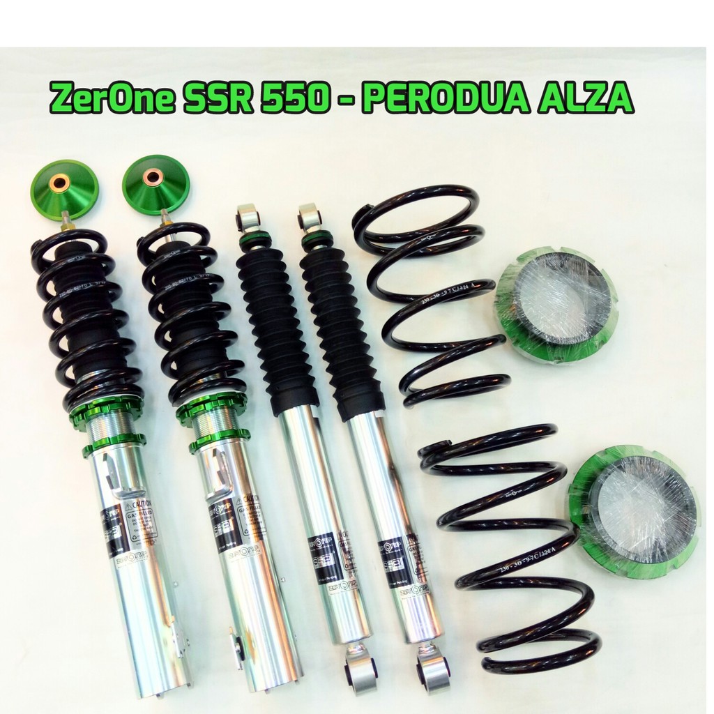 Perodua Alza 2009+ ZERONE SSR550 Fully Adjustable Absorber 