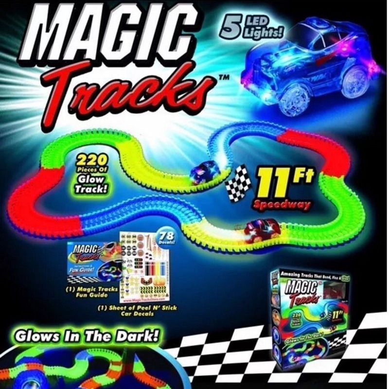 car glow in the dark track