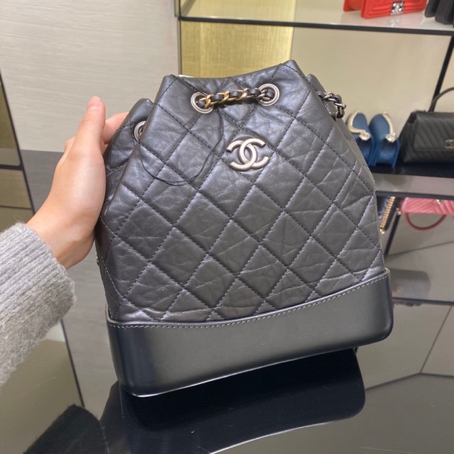 Chanel Small Green Gabrielle Backpack at 1stDibs