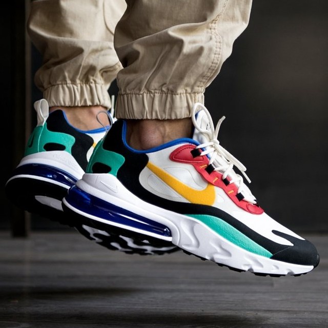 nike air max red yellow green