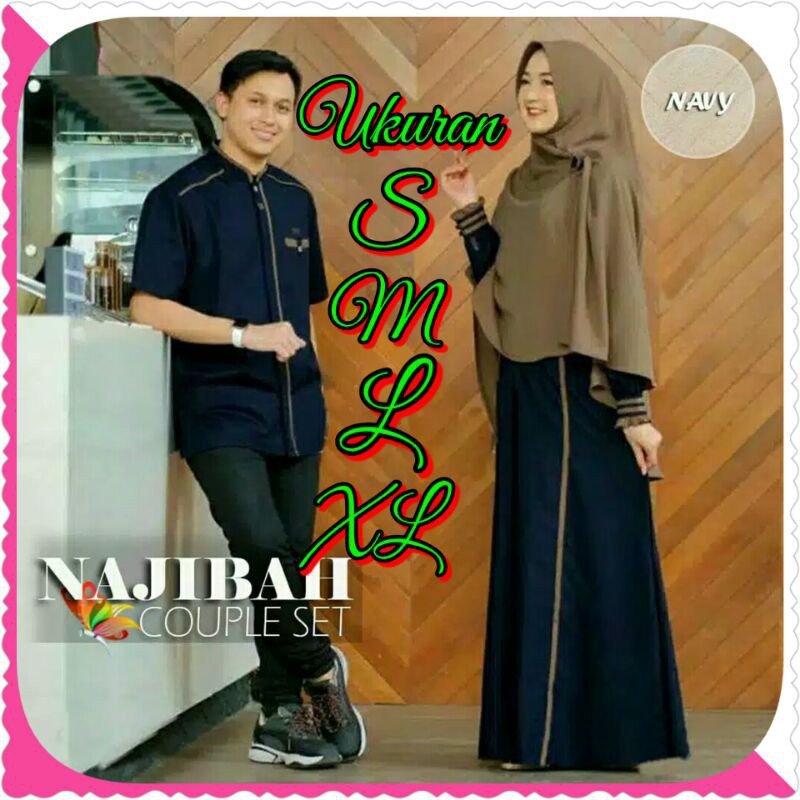 Buy Ready Stock Najibah Couple Set Couple Gamis Clothes Najibah Couple Set Baju Gamis Pasangan Seetracker Malaysia