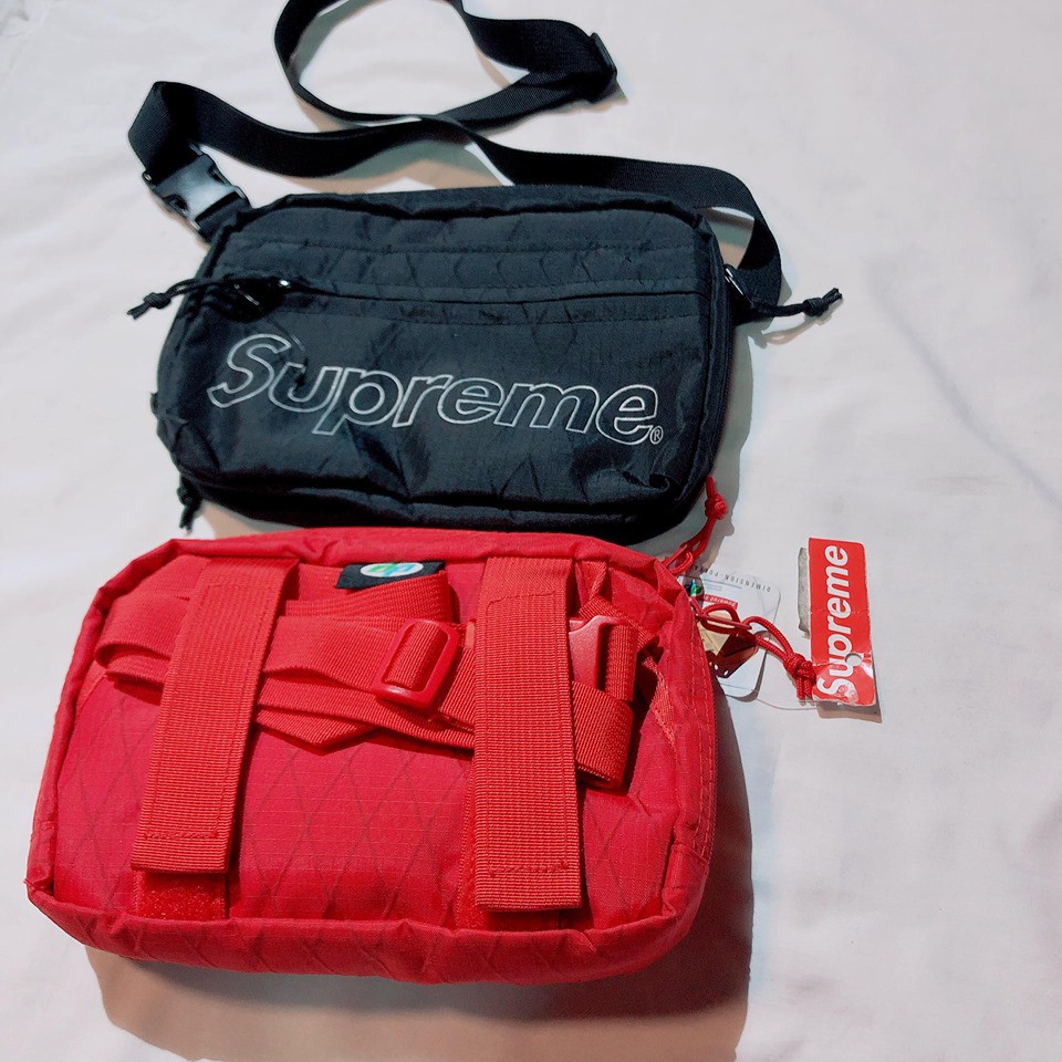 supreme side bag red