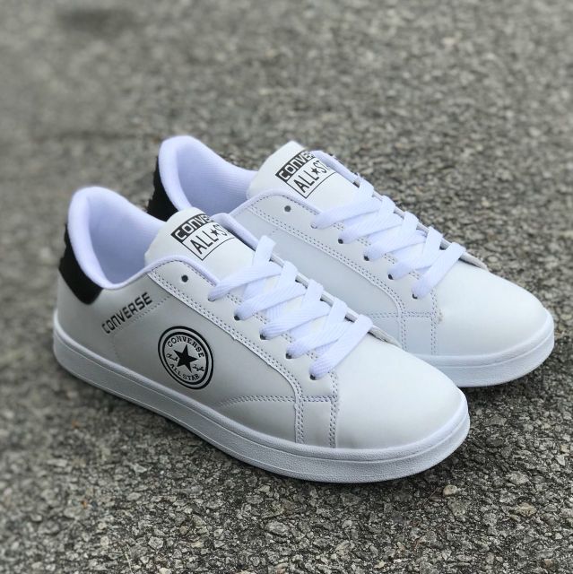 plain black converse