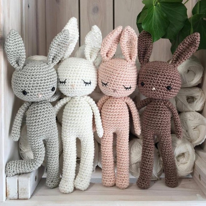 crochet sleeping doll