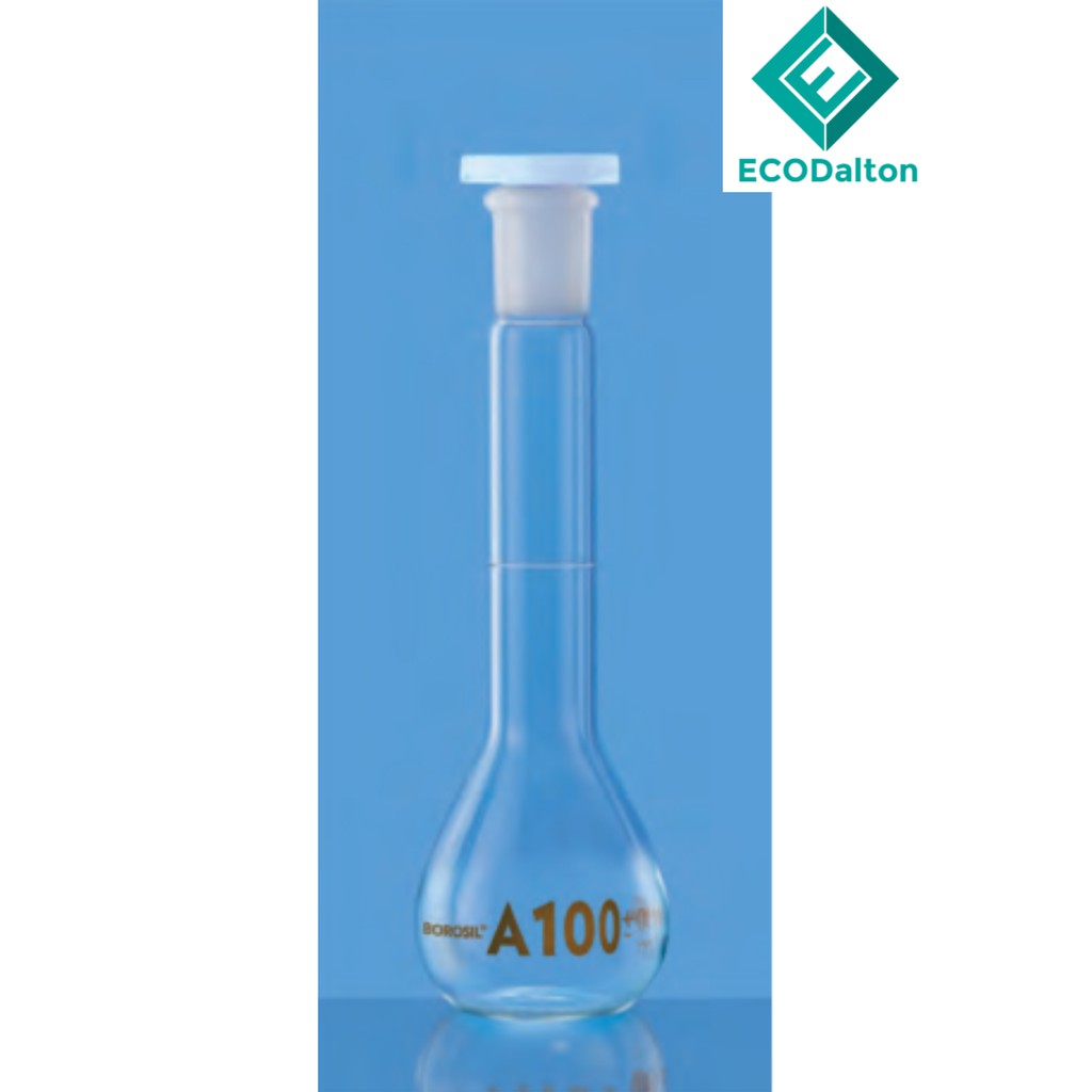 Borosil Wide Mouth Volumetric Flasks Class A Batch Certificate 5 Ml 50 Ml Plastic Pp