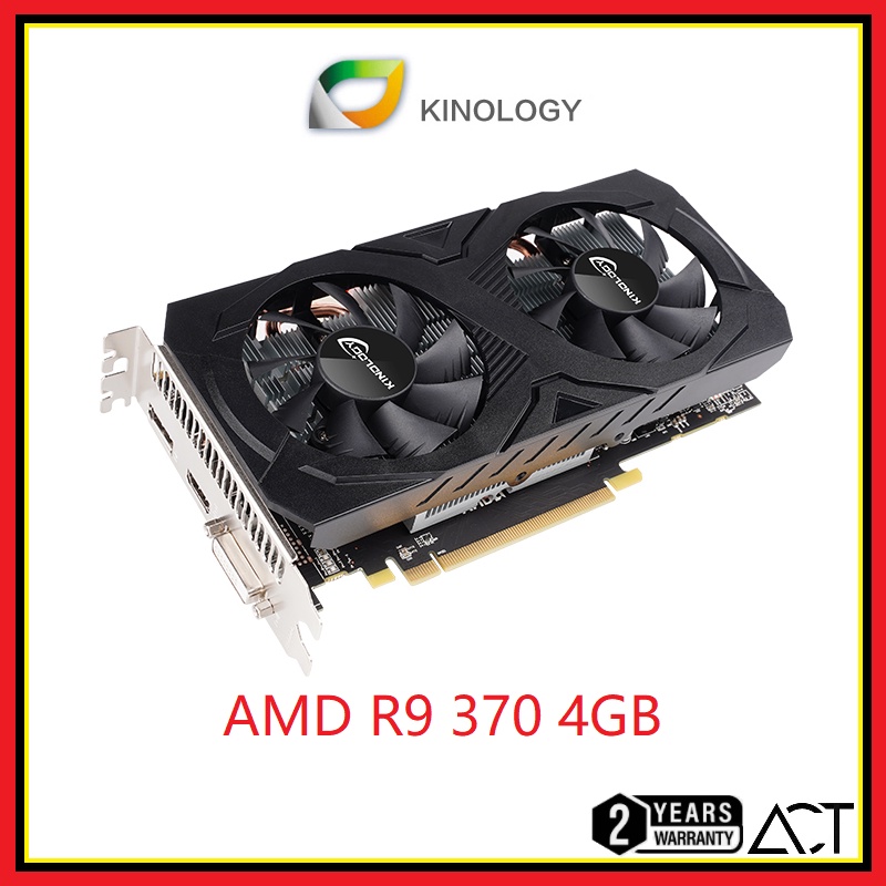 Kinology / AMD R9 370 4GB / Brand New / GDDR5 / 256 Bit / 2 Year ...