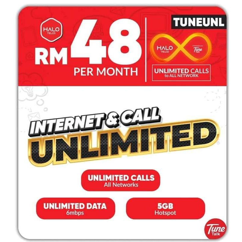 HALO TELCO TUNE TALK SIM CARD PREPAID FREE SHIPPING Shopee Malaysia