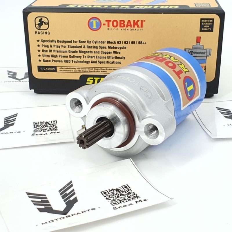 Y15zr Lc135 Lc4s Lc5s Racing Starter Motor (tobaki) Starter Motor Besar 