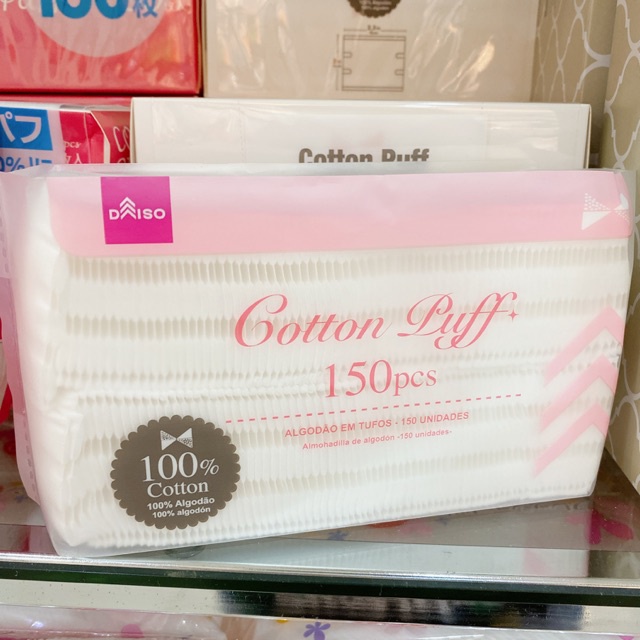Daiso Makeup Pad Cotton Pad Thick Cotton Soft Cotton Wipe Ready Stock