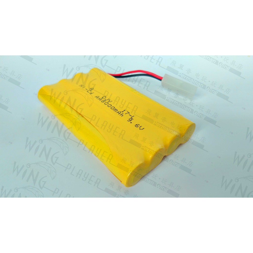 9.6V NICD AA 800mAh RC Rechargeable Battery 2 Pin For RC Cars Shopee