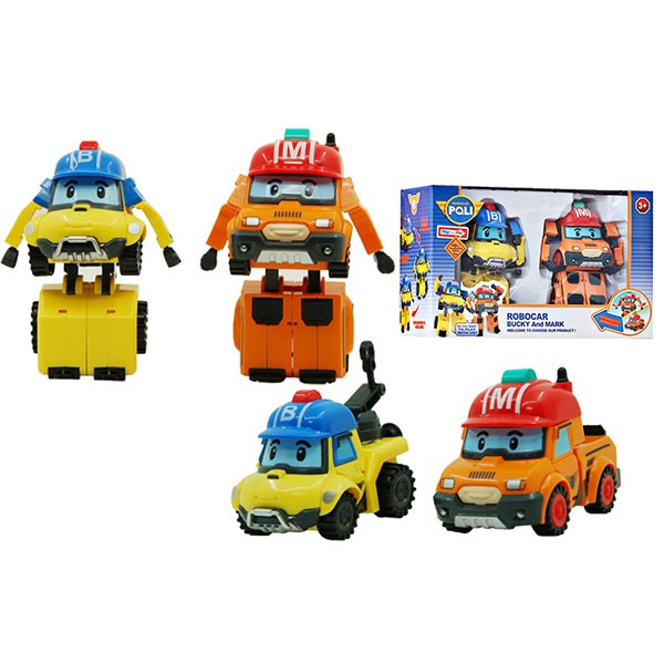 robocar poli mark and bucky