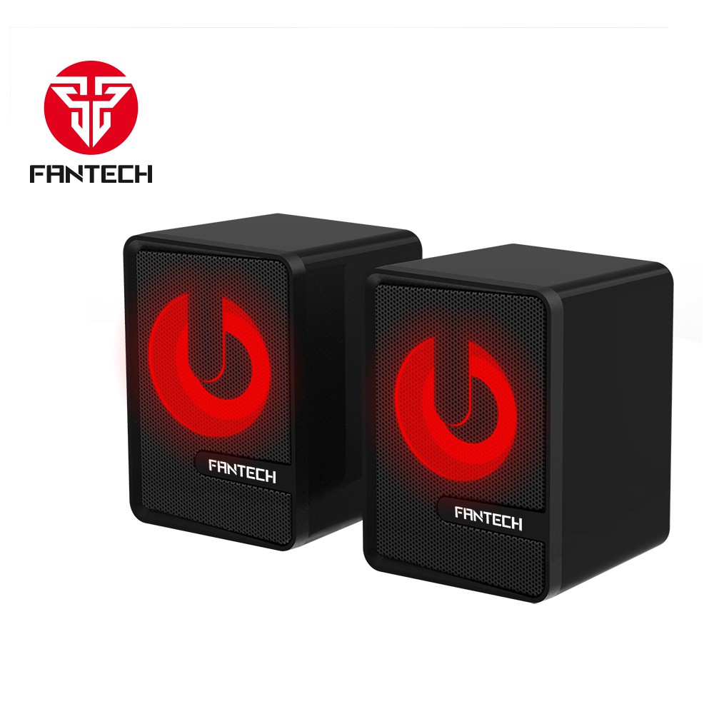 Fantech GS203 Portable USB Gaming Speakers with RGB Lighting for Laptop Desktop