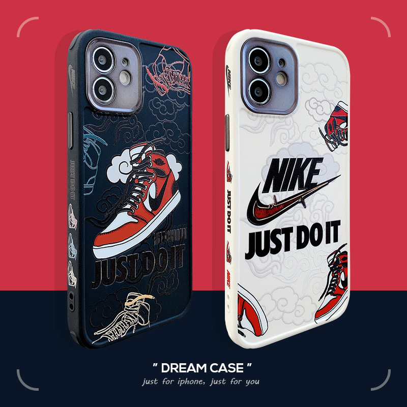 Fashion Aj Nike Iphone Case 12 11 Pro Max Phone Case Iphone 12 Pro 12 Mini 7 8 Plus X Xr Xs Soft Back Cover Case Shopee Malaysia
