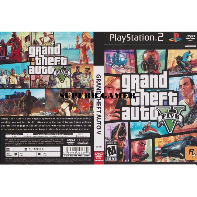 gta v cd for ps2