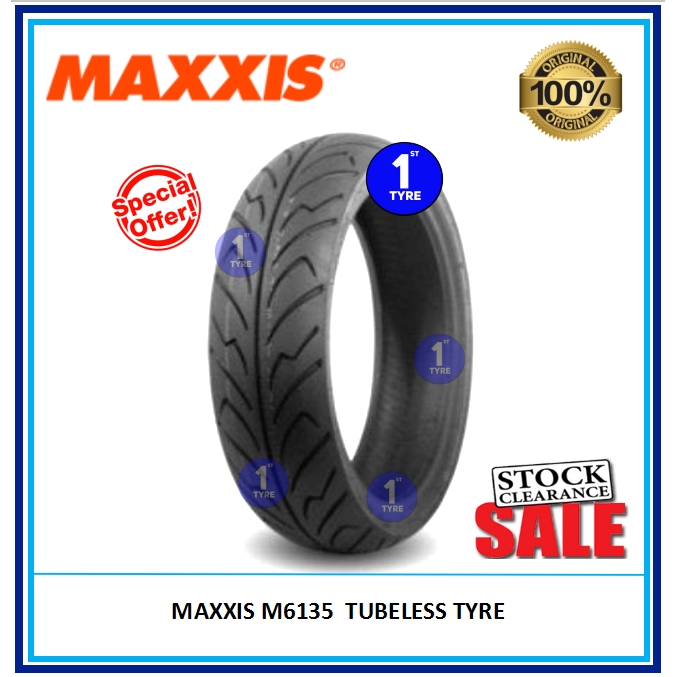 MAXXIS MOTORCYCLE TYRE M6135 140/7014, 150/7014, 160/6014 TUBELESS