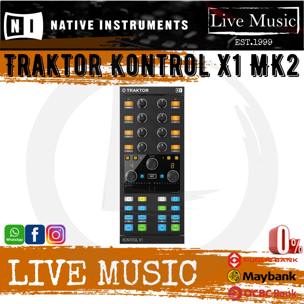 Native Instruments Traktor Kontrol X1 MK2 Compact DJ Controller
