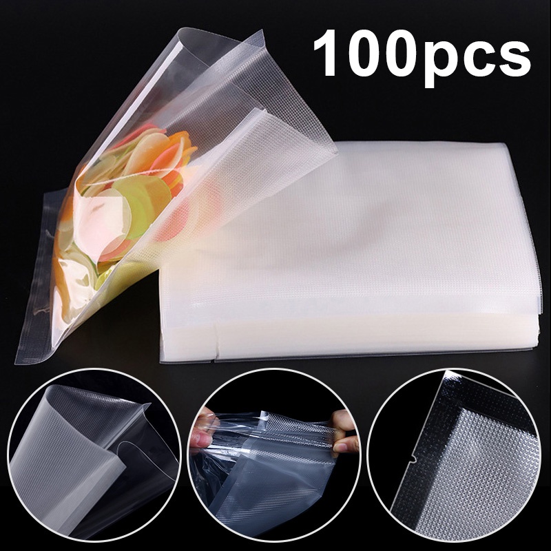 Kitchen Vacuum Sealer Bag Transparent Food Packaging Bag Freshkeeping