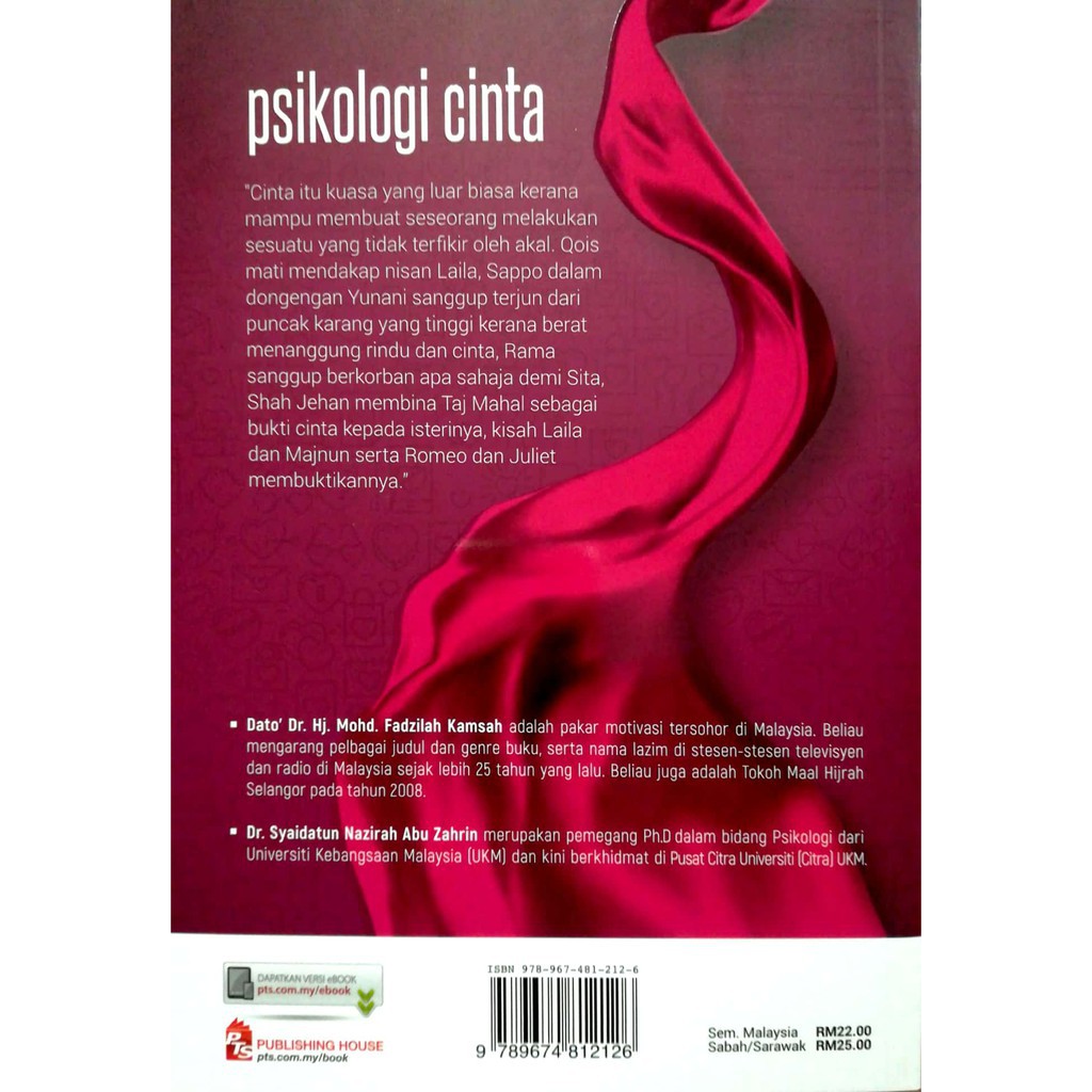 Psikologi Cinta By Dato Dr Mohd Fadzilah Kamsah Dr Syaidatun Nazirah Shopee Malaysia