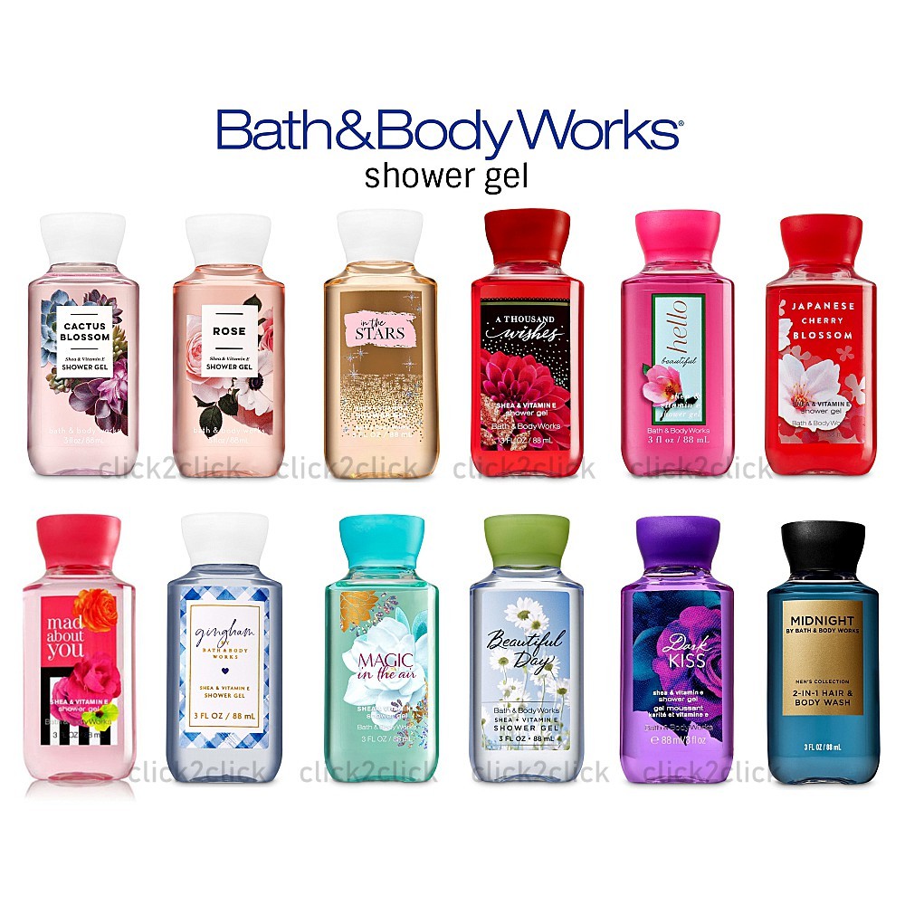 Luchten Meenemen pijp Sabun Mandi ❤️ Bath & Body Works Shower Gel 88 ml | Shopee Malaysia
