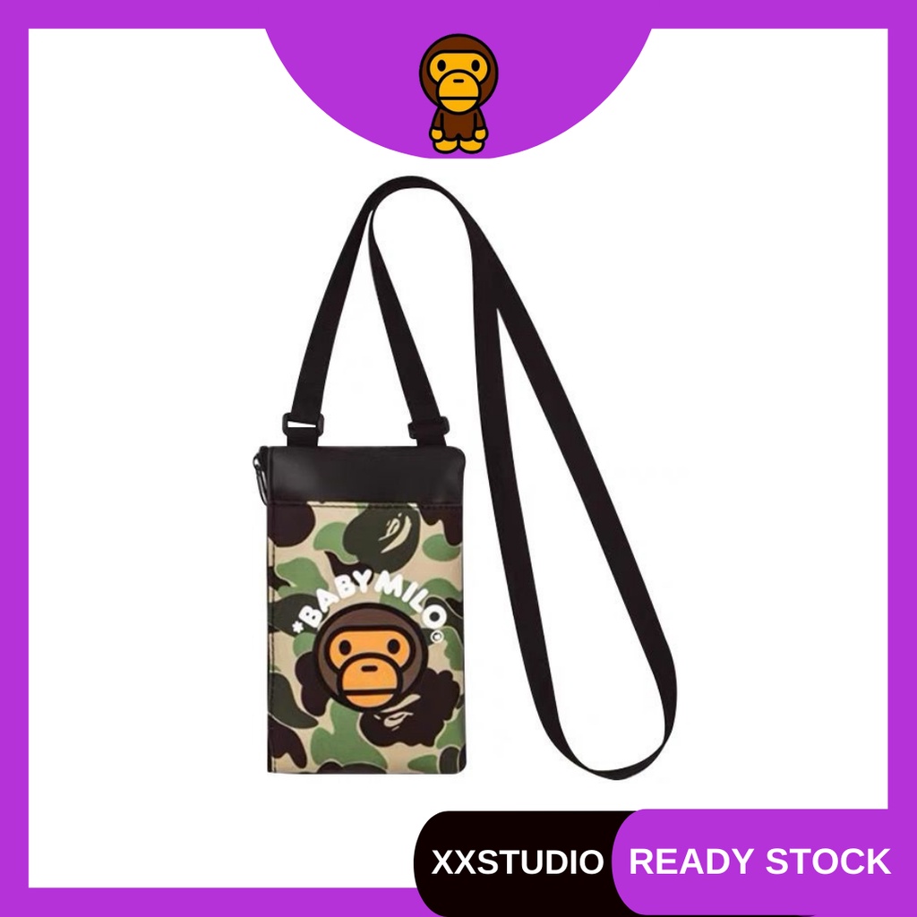 XXSTUDIO Baby Milo Bape Sling Bag Phone Bag Messenger Bag Stussy Sling