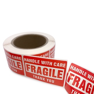 Sticker Fragile Handle With Care Warning Sticker Etiquette Fragile