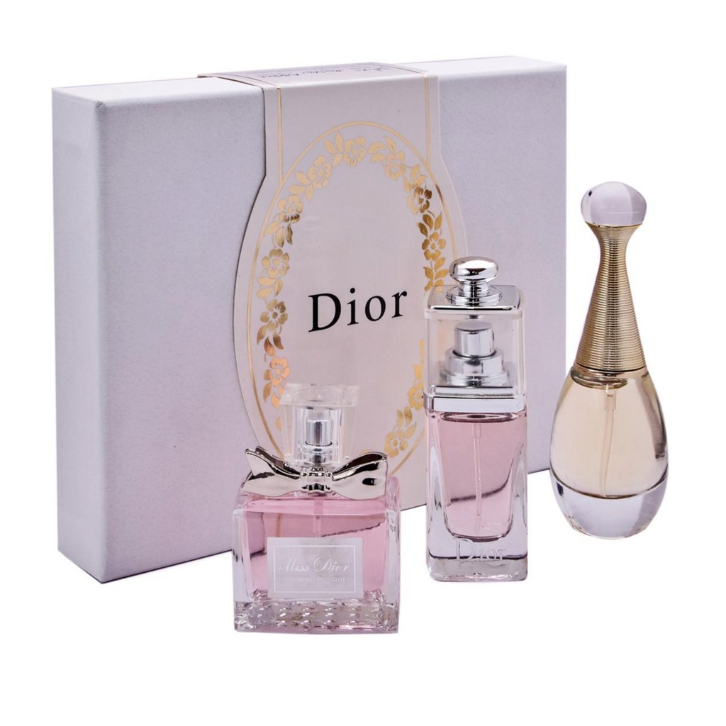 Gift Set Dior 3 Perfume For Women 30mL | Shopee Malaysia