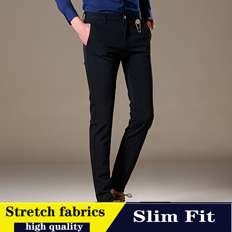 casual black work pants