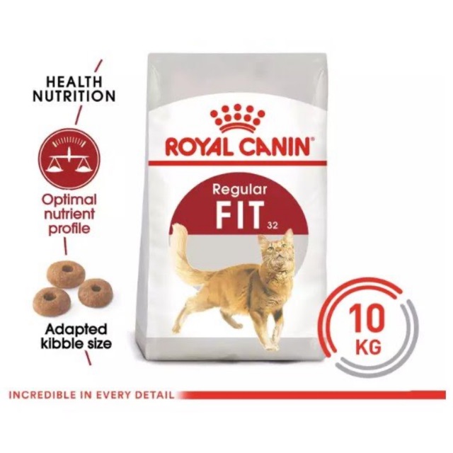 Royal Canin Fit 32 Cat Food 10kg makanan Kucing | Shopee ...