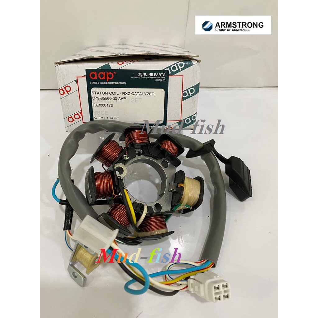 YAMAHA RXZ CATALYZER FUEL COIL, STATOR COIL, COIL ORIGINAL AAP