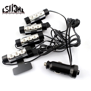 Lslight Auto Parts 4 1inch Soles Ambient Light Car Mood Light Interior Decorative Lights Interior Foot Lights Car