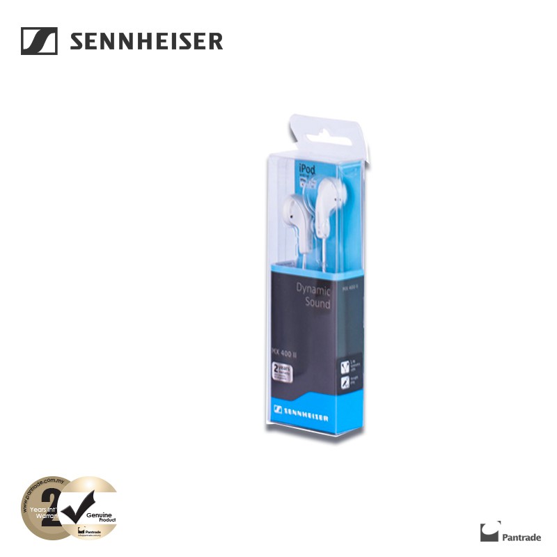 Sennheiser MX 400 II In-Ear Headphone Dynamic Sound - White