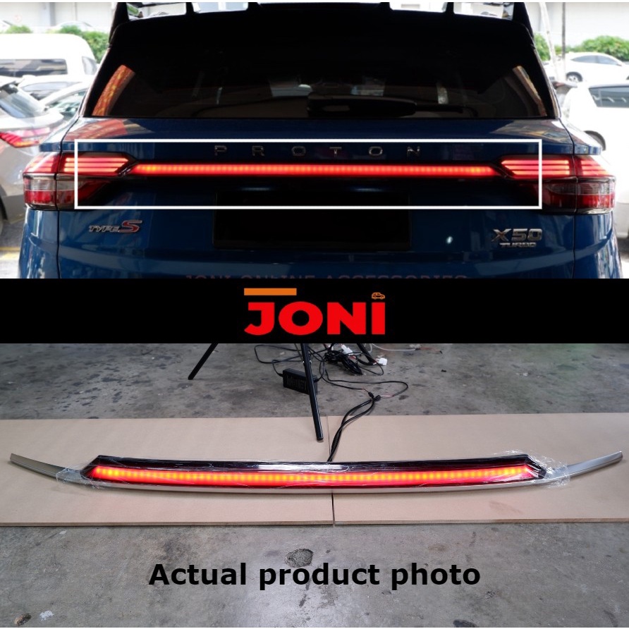Proton X50 Rear Trunk LED Tail Light Bar Shopee Malaysia
