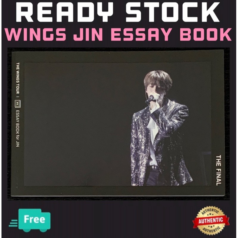 OFFICIAL BTS WINGS TOUR FINAL JIN ESSAY BOOK(NO PC) Shopee Malaysia