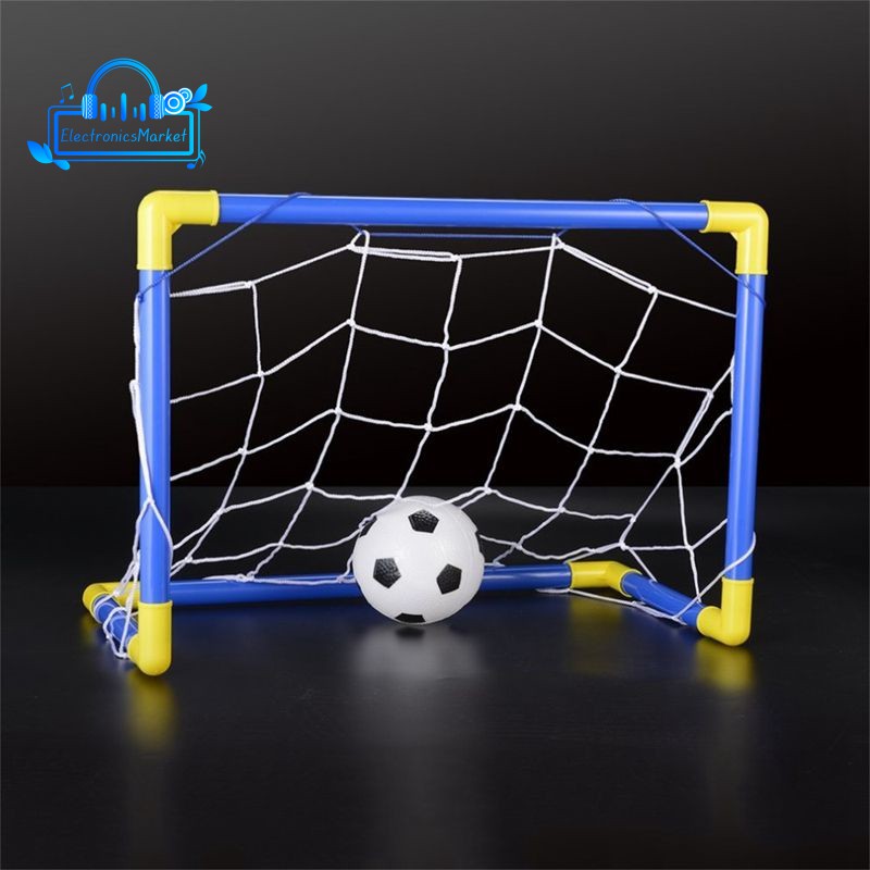 Indoor Mini Folding Football Soccer Ball Goal Post Net Set Pump Kids Sport Outdoor Home Game Toy Shopee Malaysia