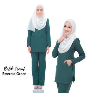 Muslimah Blouse Set Baju Dan Seluar Suit Fashion Terkini Shopee Malaysia