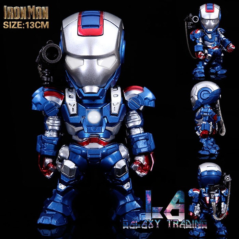 Tideway Iron Man Iron Patriot War Machine Led Sound Control Toy Action Figure