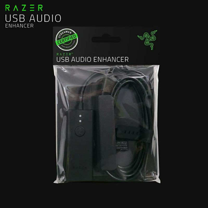 Razer USB Audio Enhancer optimizer desktop laptop USB interface to 3