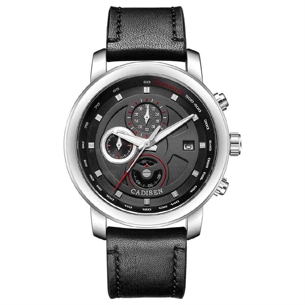 mens black band watches