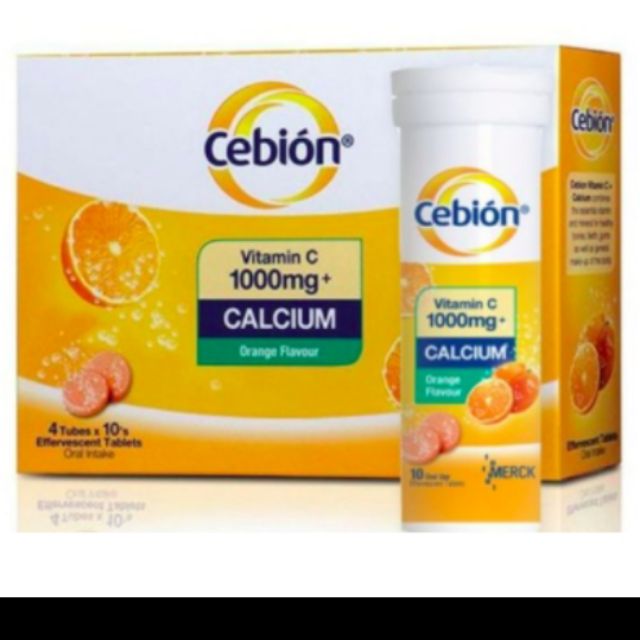 Cebion Vitamin C 1000mg Calcium 4x10 S Shopee Malaysia